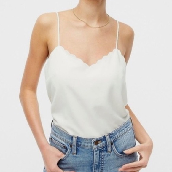 J.Crew Scalloped Cami - Picture 3 of 6